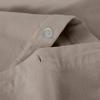 Superior Extra Soft All Season 100% Brushed Cotton Flannel Solid Bedding Duvet Cover Set – Ivory, King/California King Size(Grey)