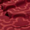 Superior Extra Soft All Season 100% Brushed Cotton Flannel Solid Bedding Sheet Set with Deep Pockets Fitted Sheet – Navy Blue, King Size(Burgundy Trellis)