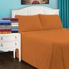 Superior Extra Soft All Season 100% Brushed Cotton Flannel Solid Bedding Sheet Set with Deep Pockets Fitted Sheet – Navy Blue, King Size(Light Blue)