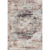 Superior Floral Medallion Washable Rug, Cotton Backing, Pet & Kid Friendly, Easy Care, Modern Rugs for Entry, Living Room, Kitchen, Bedroom, Low Pile Area Rug, Cardinal Collection, 3′ x 5′, Red(Canary – Cream)