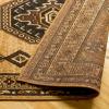 Superior Folk Diamond Rustic Eclectic Bohemian Power-Loomed Indoor Area Rug, 3′ x 5′, Red(Brown)