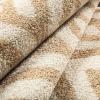 Superior Folk Diamond Rustic Eclectic Bohemian Power-Loomed Indoor Area Rug, 3′ x 5′, Red(Ivory)