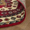 Superior Folk Diamond Rustic Eclectic Bohemian Power-Loomed Indoor Area Rug, 3′ x 5′, Red(Red Multi – Z)