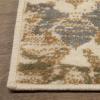 Superior Folk Diamond Rustic Eclectic Bohemian Power-Loomed Indoor Area Rug, 3′ x 5′, Red(Sage)