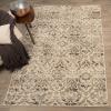 Superior Folk Diamond Rustic Eclectic Bohemian Power-Loomed Indoor Area Rug, 3′ x 5′, Red(Slate)