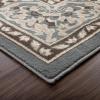 Superior Hailsham Collection Area Rug for Living Room Bedroom Office Kitchen Dining Washable Rugs Foam Backing Glendale Collection, 4′ x 6′, Grey