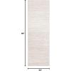 Superior Hand-Braided Wool Indoor Large Area Rug, Rustic Style, Home Floor Decor for Living Room, Kitchen, Dining, Bedroom, Dorm, Office, Nursery, Cotton Backing, Aero Collection, Light Blue, 8′ x 10′(Off White)