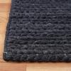 Superior Hand-Braided Wool Indoor Large Area Rug, Rustic Style, Home Floor Decor for Living Room, Kitchen, Dining, Bedroom, Dorm, Office, Nursery, Cotton Backing, Aero Collection, Light Blue, 8′ x 10′(Black)