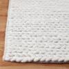 Superior Hand-Braided Wool Indoor Large Area Rug, Rustic Style, Home Floor Decor for Living Room, Kitchen, Dining, Bedroom, Dorm, Office, Nursery, Cotton Backing, Aero Collection, Light Blue, 8′ x 10′(Light Grey)