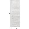 Superior Hand-Braided Wool Indoor Large Area Rug, Rustic Style, Home Floor Decor for Living Room, Kitchen, Dining, Bedroom, Dorm, Office, Nursery, Cotton Backing, Aero Collection, Light Blue, 8′ x 10′(Light Grey)