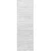 Superior Hand-Braided Wool Indoor Large Area Rug, Rustic Style, Home Floor Decor for Living Room, Kitchen, Dining, Bedroom, Dorm, Office, Nursery, Cotton Backing, Aero Collection, Light Blue, 8′ x 10′(Light Grey)