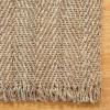 Superior Handmade Indoor Area Rug with Fringes, Reversible Floor Decor for Office, Living Room, Dining, Kitchen Floors, Bedroom, Entry, Handwoven Rugs, Bohemian Jute Collection, 3′ x 5′, Natural Jute(Natural – Z)