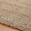 Superior Handmade Indoor Area Rug with Fringes, Reversible Floor Decor for Office, Living Room, Dining, Kitchen Floors, Bedroom, Entry, Handwoven Rugs, Bohemian Jute Collection, 3′ x 5′, Natural Jute(Natural)