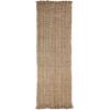 Superior Handmade Indoor Area Rug with Fringes, Reversible Floor Decor for Office, Living Room, Dining, Kitchen Floors, Bedroom, Entry, Handwoven Rugs, Bohemian Jute Collection, 3′ x 5′, Natural Jute(Natural – Z)