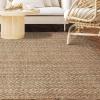 Superior Handmade Indoor Area Rug with Fringes, Reversible Floor Decor for Office, Living Room, Dining, Kitchen Floors, Bedroom, Entry, Handwoven Rugs, Bohemian Jute Collection, 3′ x 5′, Natural Jute(Natural)