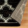 Superior Handmade Indoor Area Rug with Fringes, Reversible Floor Decor for Office, Living Room, Dining, Kitchen Floors, Bedroom, Entry, Handwoven Rugs, Bohemian Jute Collection, 3′ x 5′, Natural Jute(Black – Z)