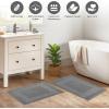 Superior Heavyweight Cotton Bath Mats, Bath Rugs For Bathroom Accessories, Washable Rug For Shower, Bath, Toilet, Modern Decor, No Backing, Luxury Hotel And Spa Quality, Set of 2, 22″ x 35″, Taupe(Silver)