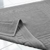 Superior Heavyweight Cotton Bath Mats, Bath Rugs For Bathroom Accessories, Washable Rug For Shower, Bath, Toilet, Modern Decor, No Backing, Luxury Hotel And Spa Quality, Set of 2, 22″ x 35″, Taupe(Silver)