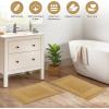 Superior Heavyweight Cotton Bath Mats, Bath Rugs For Bathroom Accessories, Washable Rug For Shower, Bath, Toilet, Modern Decor, No Backing, Luxury Hotel And Spa Quality, Set of 2, 22″ x 35″, Taupe(Toast)