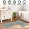 Superior Heavyweight Cotton Bath Mats, Bath Rugs For Bathroom Accessories, Washable Rug For Shower, Bath, Toilet, Modern Decor, No Backing, Luxury Hotel And Spa Quality, Set of 2, 22″ x 35″, Taupe(Sage)