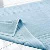 Superior Heavyweight Cotton Bath Mats, Bath Rugs For Bathroom Accessories, Washable Rug For Shower, Bath, Toilet, Modern Decor, No Backing, Luxury Hotel And Spa Quality, Set of 2, 22″ x 35″, Taupe(Light Blue)