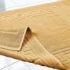 Superior Heavyweight Cotton Bath Mats, Bath Rugs For Bathroom Accessories, Washable Rug For Shower, Bath, Toilet, Modern Decor, No Backing, Luxury Hotel And Spa Quality, Set of 2, 22″ x 35″, Taupe(Gold)