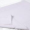 Superior Heavyweight Cotton Bath Mats, Bath Rugs For Bathroom Accessories, Washable Rug For Shower, Bath, Toilet, Modern Decor, No Backing, Luxury Hotel And Spa Quality, Set of 2, 22″ x 35″, Taupe(White)
