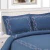 Superior Helena 100% Premium Cotton Twill Fabric Full/Queen Embroidered Duvet Set
