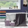 Superior Honeycomb 100% Cotton 500 GSM 12 Piece Bath Towel Set, 6 Washcloths, 4 Hand, 2 Bath Towels, Ideal for Bathroom, Kitchen or Beach, Quick Dry, Jacquard and Solid, Mid-Weight, Navy Peony(Black)
