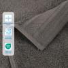 Superior Honeycomb 100% Cotton 500 GSM 12 Piece Bath Towel Set, 6 Washcloths, 4 Hand, 2 Bath Towels, Ideal for Bathroom, Kitchen or Beach, Quick Dry, Jacquard and Solid, Mid-Weight, Navy Peony(Gunmetal)