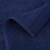 Superior Honeycomb 100% Cotton 500 GSM 12 Piece Bath Towel Set, 6 Washcloths, 4 Hand, 2 Bath Towels, Ideal for Bathroom, Kitchen or Beach, Quick Dry, Jacquard and Solid, Mid-Weight, Navy Peony(Navy Peony)