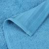 Superior Honeycomb 100% Cotton 500 GSM 12 Piece Bath Towel Set, 6 Washcloths, 4 Hand, 2 Bath Towels, Ideal for Bathroom, Kitchen or Beach, Quick Dry, Jacquard and Solid, Mid-Weight, Navy Peony(Azure)