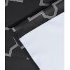 Superior Imperial Trellis Quality Soft, Insulated, Thermal, Woven Blackout Grommet Printed Curtain Panel Pair (Set Of 2) 52″ x 108″ – Navy Blue(Black)