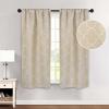 Superior Imperial Trellis Quality Soft, Insulated, Thermal, Woven Blackout Grommet Printed Curtain Panel Pair (Set Of 2) 52″ x 108″ – Navy Blue(Ivory)