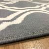 Superior Indoor Area, Jute Backing Rugs, Modern Floor Decor for Entryway Hallway, Kitchen, Office, Bedroom, Living, Dining Room, Nursery, Elegant Double Trellis, 5ft, Grey(2’8″ x 8′ (Rectangular))