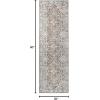 Superior Indoor Area Rug, Aesthetic Home Decor, Floor Rugs for Living Room, Office, Kitchen, Entryway, Dining, Southwestern Geometric, Ren Collection, Blue Orange, 5′ x 7′ 6″, Blue Orange(Beige Brown)