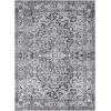 Superior Indoor Area Rug, Aesthetic Home Decor, Floor Rugs for Living Room, Office, Kitchen, Entryway, Dining, Southwestern Geometric, Ren Collection, Blue Orange, 5′ x 7′ 6″, Blue Orange(Charcoal 01)