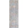 Superior Indoor Area Rug, Cotton Backing, Flatweave Medallion Rugs for Dining, Family, Kitchen, Office Floor, Traditional Home Decor, Adelia Collection, 5′ 7″ x 8′ 9″, Azure(Light Brown)