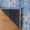 Superior Indoor Area Rug, Cotton Backing, Flatweave Medallion Rugs for Dining, Family, Kitchen, Office Floor, Traditional Home Decor, Adelia Collection, 5′ 7″ x 8′ 9″, Azure(Adelia – Azure)
