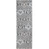 Superior Indoor Area Rug, Jute Backed, Modern Oriental Floral Damask Floor Decor for Office, Living Room, Bedroom, Entryway, Dining/Kitchen, Hardwood, Tile, Augusta Collection, 8′ x 10′, Blue Beige(Turquoise)