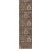 Superior Indoor Area Rug, Jute Backed, Modern Oriental Floral Damask Floor Decor for Office, Living Room, Bedroom, Entryway, Dining/Kitchen, Hardwood, Tile, Augusta Collection, 8′ x 10′, Blue Beige(Light Blue)