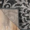 Superior Indoor Area Rug, Jute Backed, Perfect for Entryway, Office, Living/Dining Room, Bedroom, Kitchen, Hardwood Floor, Floral Scroll Decor, Leigh Collection, 8′ x 10′, Multi-Colored(Slate)