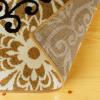 Superior Indoor Area Rug, Jute Backed, Perfect for Entryway, Office, Living/Dining Room, Bedroom, Kitchen, Hardwood Floor, Floral Scroll Decor, Leigh Collection, 8′ x 10′, Multi-Colored(Gold)