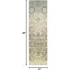 Superior Indoor Area Rug, Jute Backed, Perfect for Entryway, Office, Living/Dining Room, Bedroom, Kitchen, Hardwood Floor, Traditional Decor, Pendleton Collection, 8′ x 10′, Ivory(Ivory)