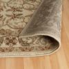 Superior Indoor Area Rug, Jute Backed Rugs for Bedroom, Living/Dining Room, Office, Kitchen, Traditional Floral Scroll Floor Decor, Heritage Collection, Ivory, 9′ x 12′(Ivory – Z)
