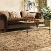 Superior Indoor Area Rug, Jute Backed Rugs for Bedroom, Living/Dining Room, Office, Kitchen, Traditional Floral Scroll Floor Decor, Heritage Collection, Ivory, 9′ x 12′(Ivory – Z)