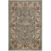 Superior Indoor Area Rug, Jute Backed Rugs for Bedroom, Living/Dining Room, Office, Kitchen, Traditional Floral Scroll Floor Decor, Heritage Collection, Ivory, 9′ x 12′(Green)