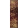 Superior Indoor Area Rug, Jute Backing, Abstract Rugs for Entryway, Kitchen Floors, Office Floor Cover, Modern Rugs, Afton Acid Wash Collection, 5′ x 5′, Auburn(Auburn)