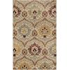 Superior Indoor Area Rug, Jute Backing, Modern Aesthetic, Vintage Floral Oriental Rugs, Home Decor for Entry, Dining, Kitchen, Augusta Collection, 8′ x 8′, Beige/Brown(Brown)