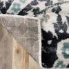 Superior Indoor Area Rug, Jute Backing, Modern Aesthetic, Vintage Floral Oriental Rugs, Home Decor for Entry, Dining, Kitchen, Augusta Collection, 8′ x 8′, Beige/Brown(Deep Royal)